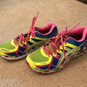 ASICS Neon Running Shoes